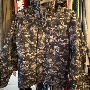 Columbia Kids Camo Puffer Jacket - Gray